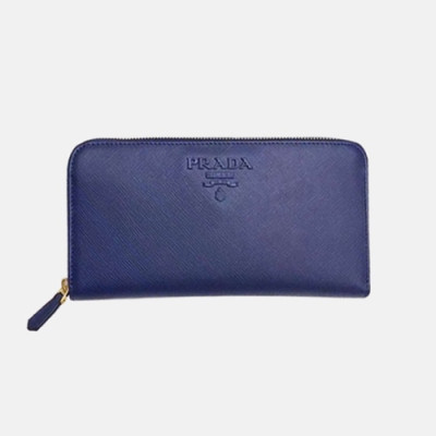 Prada 2019 Ladies Leather Wallet 1ML506 -프라다 2019 여성용 레더 장지갑,PRAW0103, 20CM,블루