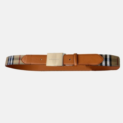 Burberry 2019 Mens Leather Belt - 버버리 2019 남성용 레더 벨트 BURBT0001.Size(3.4cm).체크브라운