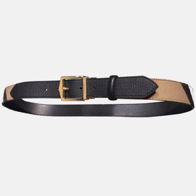Burberry 2019 Mens Leather Belt - 버버리 2019 남성용 레더 벨트 BURBT0006.Size(3.5cm).체크블랙브라운