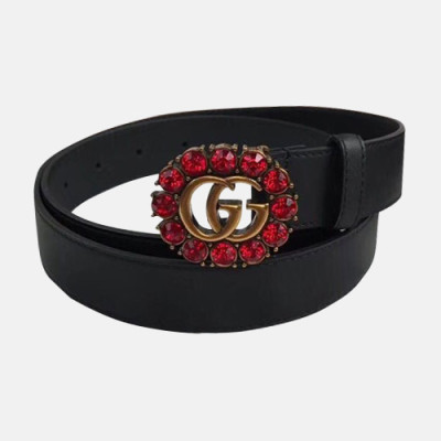 Gucci 2019 Ladies Leather Belt - 구찌 2019 여성용 레더 벨트 GUBT0016.Size(2.0cm).블랙