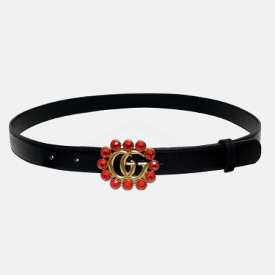 Gucci 2019 Ladies Leather Belt - 구찌 2019 여성용 레더 벨트 GUBT0028.Size(2.5cm).블랙