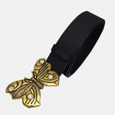 Gucci 2019 Ladies Leather Belt - 구찌 2019 여성용 레더 벨트 GUBT0034.Size(3.8cm).블랙