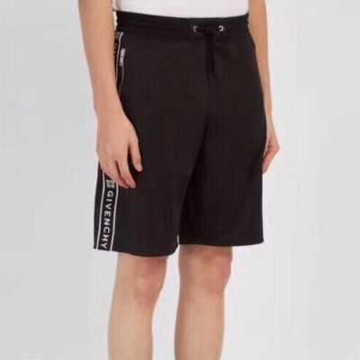 Givenchy Mens Logo Casual Training Half Pants - 지방시 남성 로고 캐쥬얼 트레이닝 반바지 Givhp0002.Size(m - xl).블랙