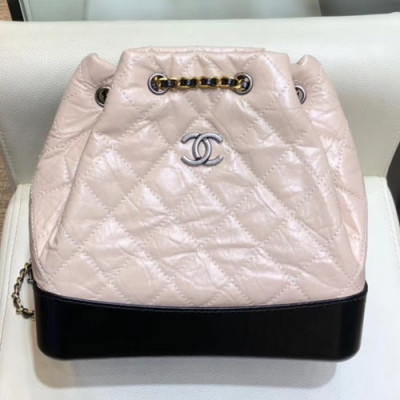 Chanel 2019 Gabrielle Back Pack ,23CM - 샤넬 2019 가브리엘 백팩,CHAB0960,23CM,핑크+블랙