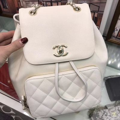 Chanel 2019 Women Back Pack,23CM - 샤넬 2019 여성용 백팩, CHAB0963,23CM,화이트