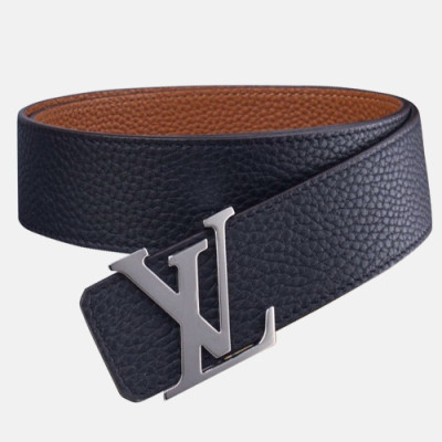 Louis vuitton 2019 Mens Reversible Leather Belt - 루이비통 2019 남성용 리버서블 레더 벨트 LOUBT0055.Size(4.0cm).블랙+연브라운(금장),블랙+연브라운(은장)