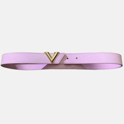 Louis vuitton 2019 Ladies Leather Belt - 루이비통 2019 여성용 레더 벨트 LOUBT0063.Size(3.0cm).핑크