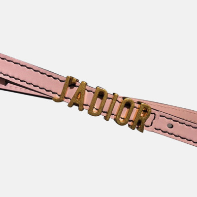 Christian Dior 2019 Jadior Ladies Leather Belt - 크리스챤 디올 2019 자디올 여성용 레더 벨트 DIOBT0015,Size(1.5CM).핑크