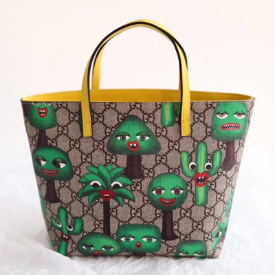 Gucci 2019 Supreme Mini Tote Bag,20CM - 구찌 2019 수프림 여성용 토트백 410812,GUB0687,20CM,브라운