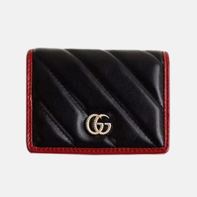 Gucci 2019 Mamont  Card Case 573811 - 구찌 2019 마몬트 카드지갑  GUW0031.Size(11CM).블랙