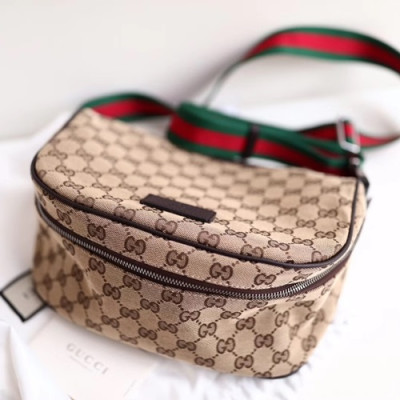 Gucci 2019 Canvas Shoulder Bag,24CM - 구찌 2019 남여공용 캔버스 숄더백 449132,GUB0688,24CM,베이지
