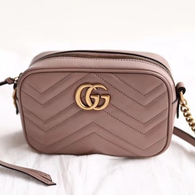 Gucci Marmont Matlase Shoulder Bag,18CM - 구찌 마몬트 마틀라세 숄더백 448065,GUB0689,18cm,카키