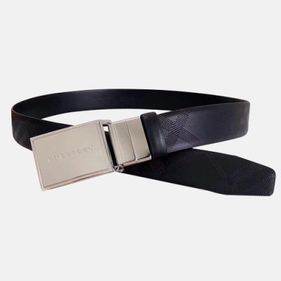 Burberry 2019 Mens Leather Belt - 버버리 2019 남성용 레더 벨트 BURBT0019.Size(3.4cm),블랙
