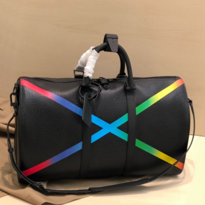 Louis Vuitton 2019 Keepall Bandouliere  Bag,50cm - 루이비통 2019 키폴 반둘리에 남여공용 여행가방 M30345,LOUB1551,50cm,블랙