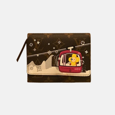 Louis Vuitton 2018 Monogram Victorine Wallet M63326,11CM - 루이비통 2019 모노그램 빅토린 반지갑 , LOUW207, 12CM,브라운