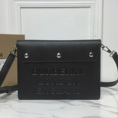 Burberry 2019 Messenger Shoulder Bag ,25.5CM - 버버리 2019 남성용 메신저 숄더백,BURB0329,25.5cm,블랙