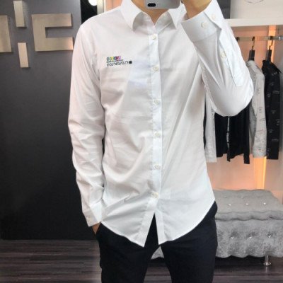 Off-White 2019 Mens Logo Slim Fit Cotton Tshirt - 오프화이트 남성 로고 슬림핏 코튼 셔츠 Offts0014.Size(48-56).컬러(화이트)