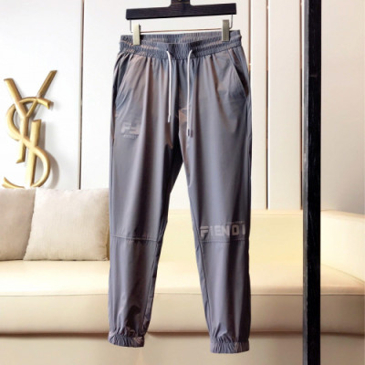 Fendi 2019 Mens Casual Logo Training Pants  - 펜디 남성 캐쥬얼 로고 트레이닝 팬츠  Fentp0045.Size(m-3xl).그레이