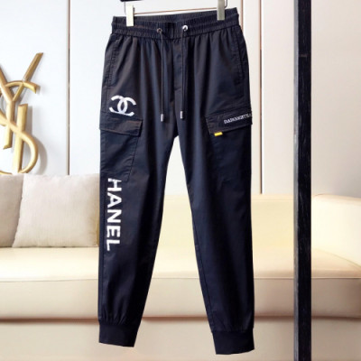 Chanel 2019 Mens Casual Logo Training Pants  - 샤넬 남성 캐쥬얼 로고 트레이닝 팬츠  Chatp0014.Size(m-3xl).블랙