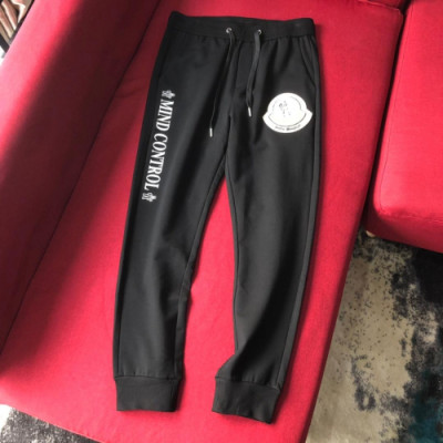 Mocler 2019 Mens Casual Logo Training Pants  -몽클레어 남성 캐쥬얼 로고 트레이닝 팬츠  Gucp0066.Size(m-3xl).블랙