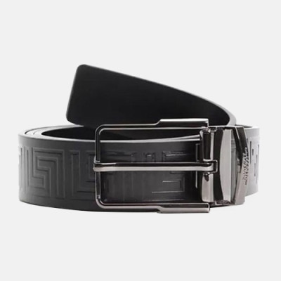 Versace 2019 Mens Leather Belt - 베르사체 2019  남성용 레더 벨트 VERBT0041,블랙