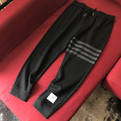 Thom browne 2019 Mens Casual Logo Training Pants  -톰브라운 남성 캐쥬얼 로고 트레이닝 팬츠  Thotp0025.Size(m-3xl).블랙