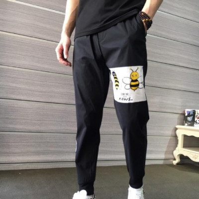 Dior 2019 Mens Casual Logo Training Pants  -디올 남성 캐쥬얼 로고 트레이닝 팬츠  Diotp0048.Size(30-38).블랙