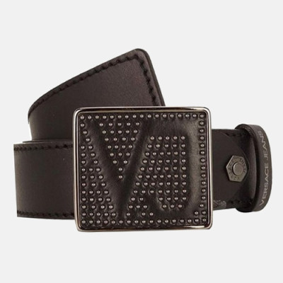 Versace 2019 Mens Leather Belt - 베르사체 2019  남성용 레더 벨트 VERBT0054,블랙