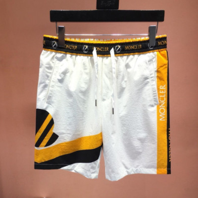 Mocler 2019 Mens Casual Logo Training Half Pants  -몽클레어 남성 캐쥬얼 로고 트레이닝 반바지 Mochp0068.Size(M-3XL).컬러(화이트)