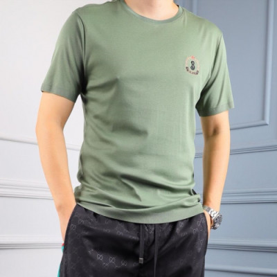 Burberry 2019 Mens Logo Cotton Short Sleeved Tshirt - 버버리 남성 로고 코튼 반팔티 Burts0096.Size(M- 3XL).컬러(그린)