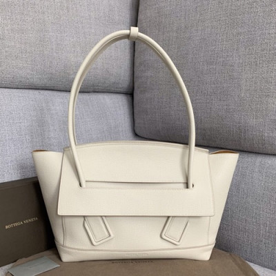 Bottega Veneta 2019 Arco Large Tote Shoulder Bag,32cm - 보테가 베네타 2019 아르코 라지 토트 숄더백, 575941,BVB0286,32cm,화이트