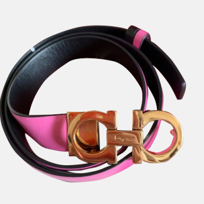 Salvatore Ferragamo 2019 Woamn Leather Belt - 살바토레 페라가모 2019 여성용 레더 벨트 FERBT0046,핑크