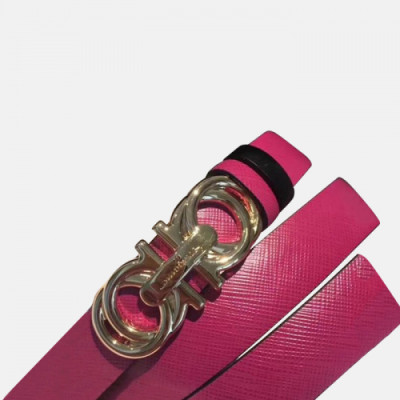 Salvatore Ferragamo 2019 Woman Leather Belt - 살바토레 페라가모 2019 여성용 레더 벨트 FERBT0051,핑크