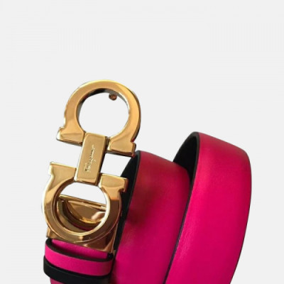 Salvatore Ferragamo 2019 Woman Leather Belt - 살바토레 페라가모 2019 여성용 레더 벨트 FERBT0059,핑크