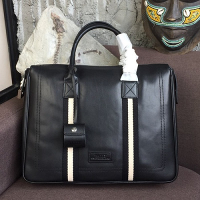 Bally 2019 Leather  Mens Business,39cm  - 발리 2019 레더 남성용 서류가방, BALB0055,39cm,블랙