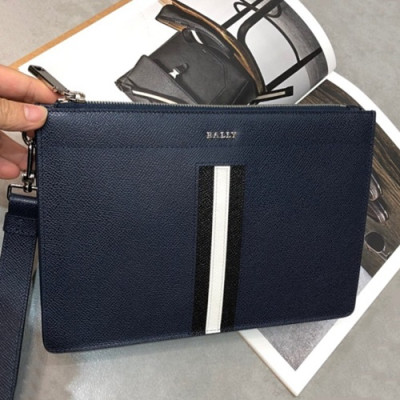 Bally 2019 Leather Clutch Bag - 발리 2019 레더 남성용 클러치백  BALB0076,네이비