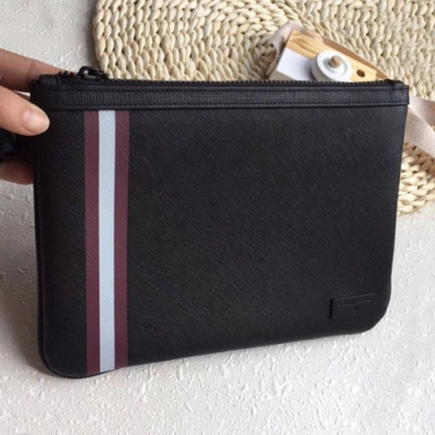 Bally 2019 Leather Clutch Bag - 발리 2019 레더 남성용 클러치백  BALB0081,블랙