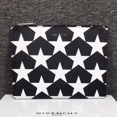 Givenchy 2019 Leather Clutch Bag,30cm - 지방시 2019 레더 남여공용 클러치백 GVB0156,30cm,블랙