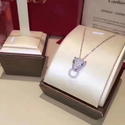 CARTIER  Choker  18k White Gold Earring set  - 까르띠에 여성용  18K도금 화이트 골드 목걸이 이어링 세트CAR0004.