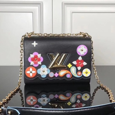 Louis Vuitton 2019 Twist Chian Shouder Cross Bag,23cm - 루이비통 2019 트위스트 체인 숄더 크로스백 ,M54857,LOUB1591,23cm,블랙