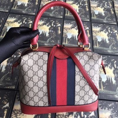 Gucci 2019 Ophidia Supreme Tote Bag,27CM - 구찌 2019 오피디아 수프림 여성용 토트백 523433,GUB0707,27CM,레드