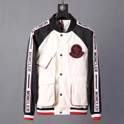 Moncler 2019 Mens Patch Logo Cajual Jacket - 몽클레어 남성 패치 로고 캐쥬얼 자켓 MONJK0014.Size(m - 3xl).레드/화이트