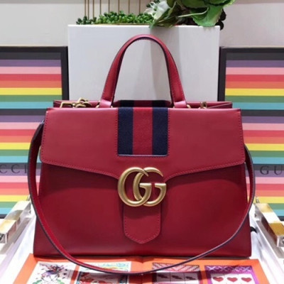 Gucci 2019 GG Marmont  Women Tote Shoulder Bag,36CM - 구찌 2019 GG 마몬트 여성용 토트 숄더백 476470,GUB0774,36CM,레드