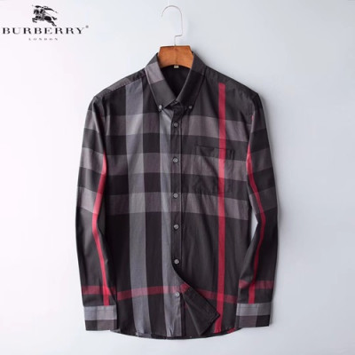 Burberry 2019 Mens Logo Slim Fit  Tshirt - 버버리 남성 로고 슬림핏 셔츠 BURST0008.Size(S-3XL).블랙