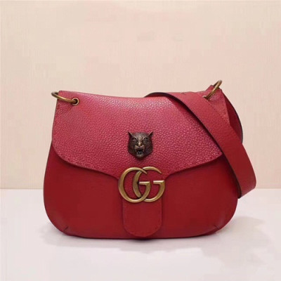 Gucci 2019 GG Marmont  Women Shoulder Bag,32CM - 구찌 2019 GG 마몬트 여성용 숄더백 409154,GUB0787,32CM,레드