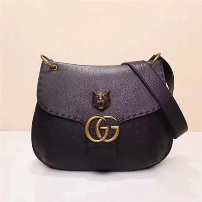Gucci 2019 GG Marmont  Women Shoulder Bag,32CM - 구찌 2019 GG 마몬트 여성용 숄더백 409154,GUB0788,32CM,블랙