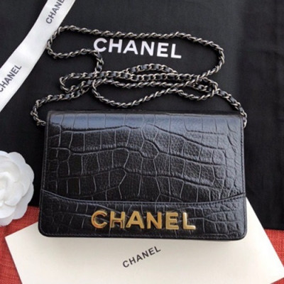 Chanel 2019 Gabrielle WOC Chain Cross Bag,19CM - 샤넬 2019 가브리엘 WOC 체인 크로스백,CHAB1095,19CM,블랙