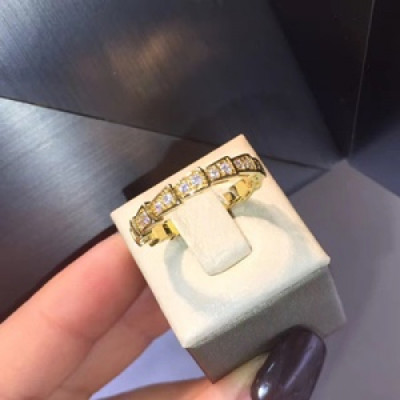 BULGARI Yellow Gold  ring - 불가리 여성용 옐로우 골드 반지 BUL0027.