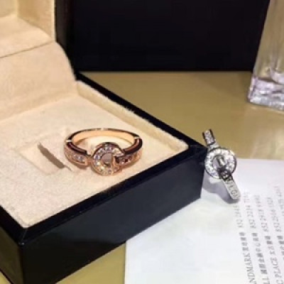BULGARI White Gold/Rose Gold  ring - 불가리 여성용 화이트 골드/로즈 골드 반지 BUL0032.
