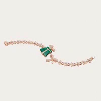 BULGARI Rose Glod Bangle -불가리 여성 로즈 골드 도금 팔찌BUL0033.